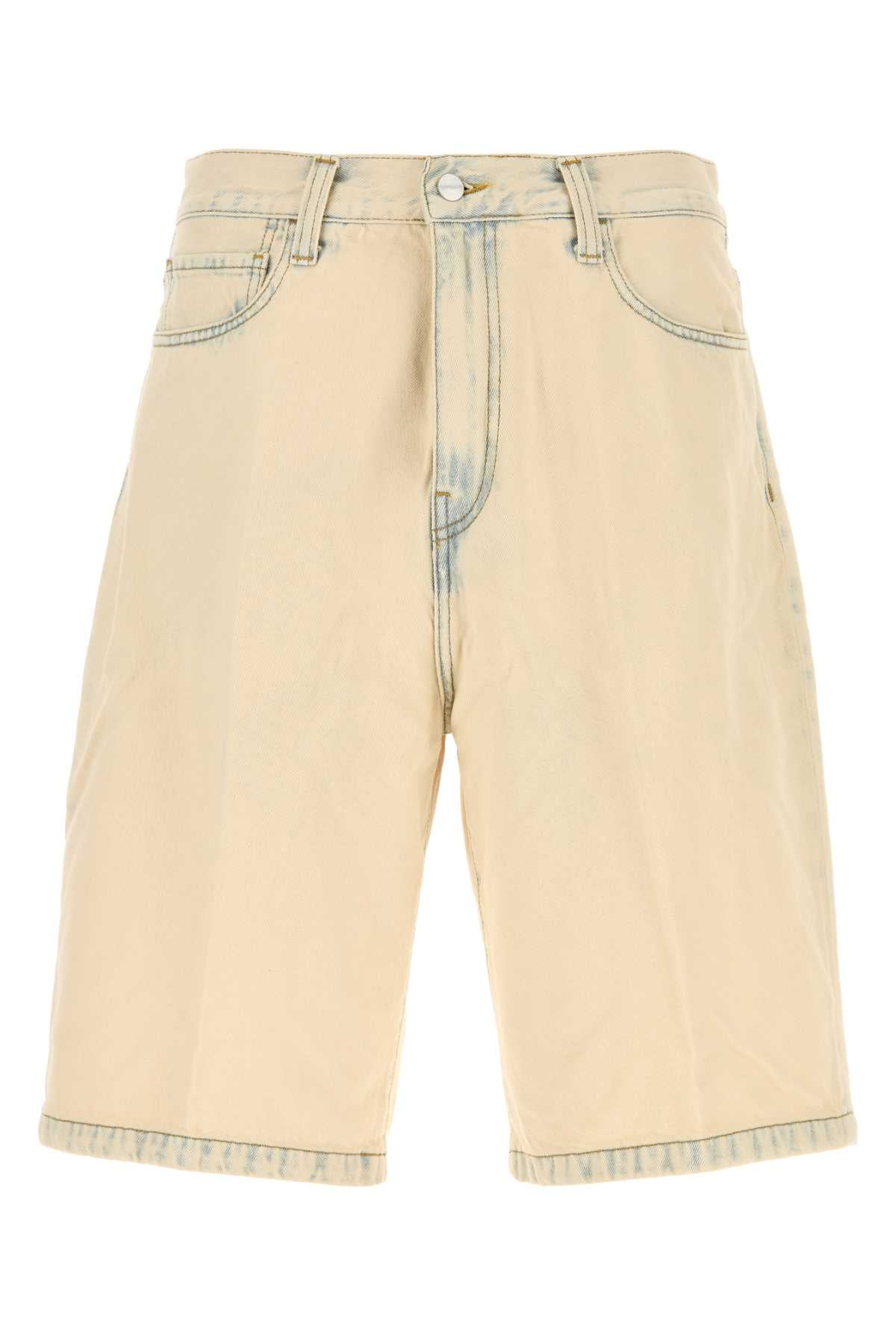 CARHARTT WIP Men's Sand Denim Landon Shorts
