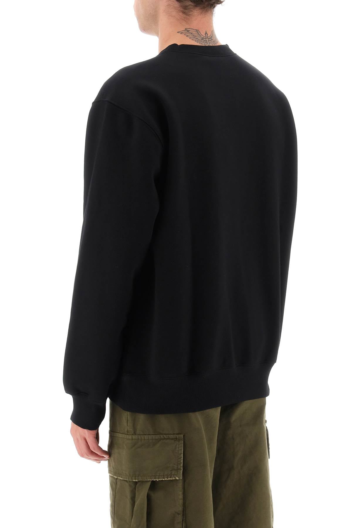 CARHARTT WIP Logo Cotton Crewneck Sweatshirt - Men's