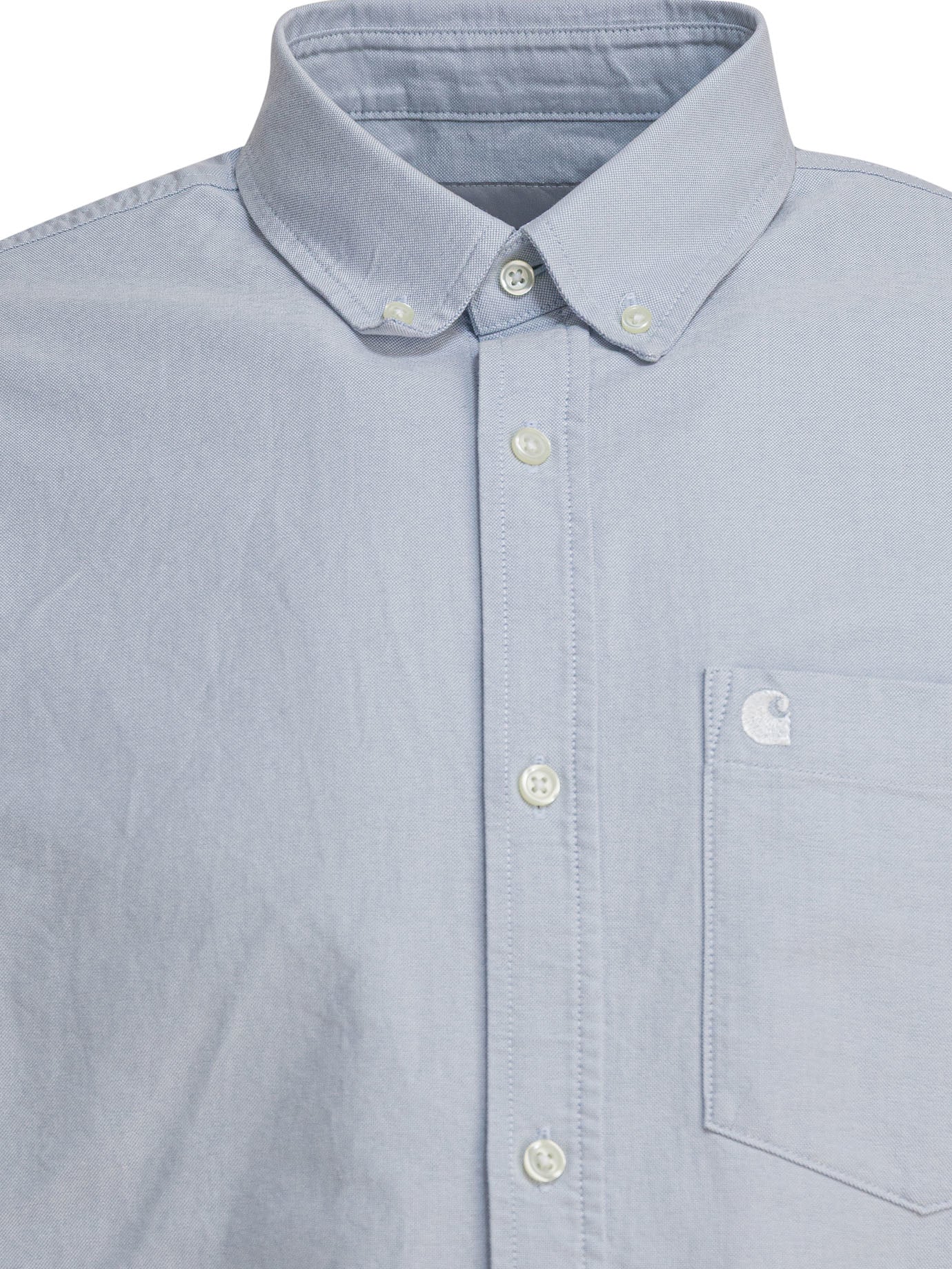 CARHARTT WIP Long Sleeve C-Logo Button-Down Shirt