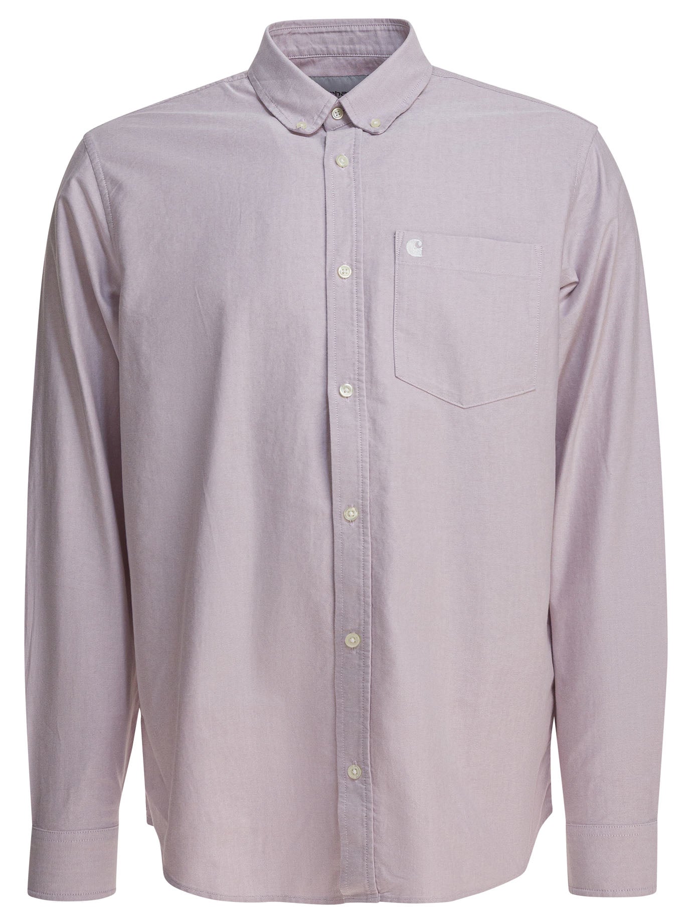 CARHARTT WIP Long Sleeve Mini Logo Button-Down Shirt