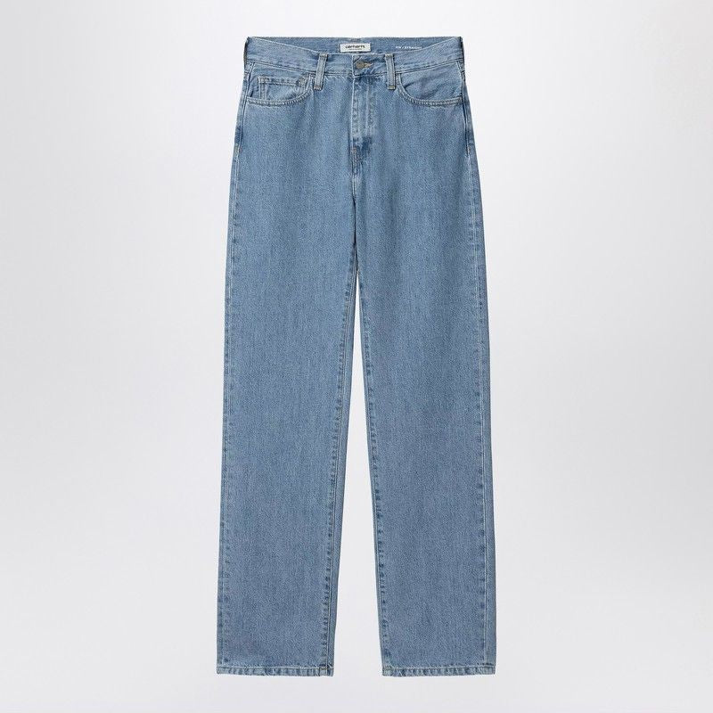 CARHARTT WIP High-Waisted Straight Leg Denim Pants