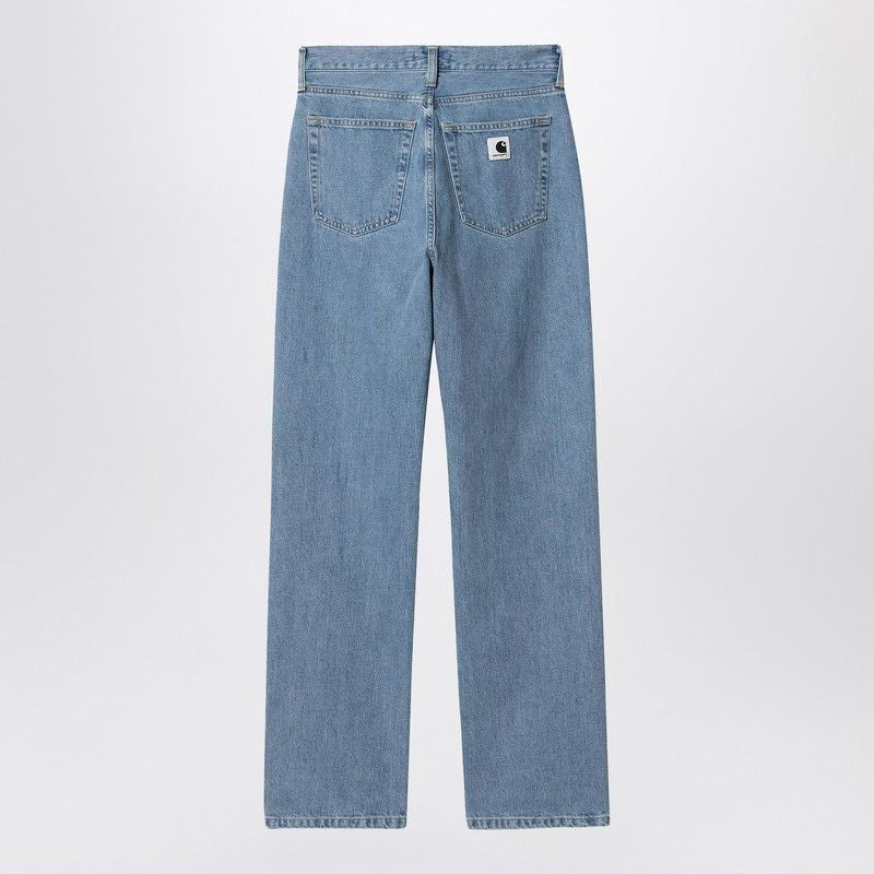 CARHARTT WIP High-Waisted Straight Leg Denim Pants