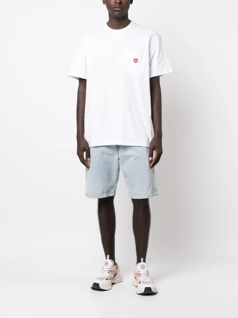 CARHARTT WIP Unisex Pocket Heart Short Sleeve T-Shirt