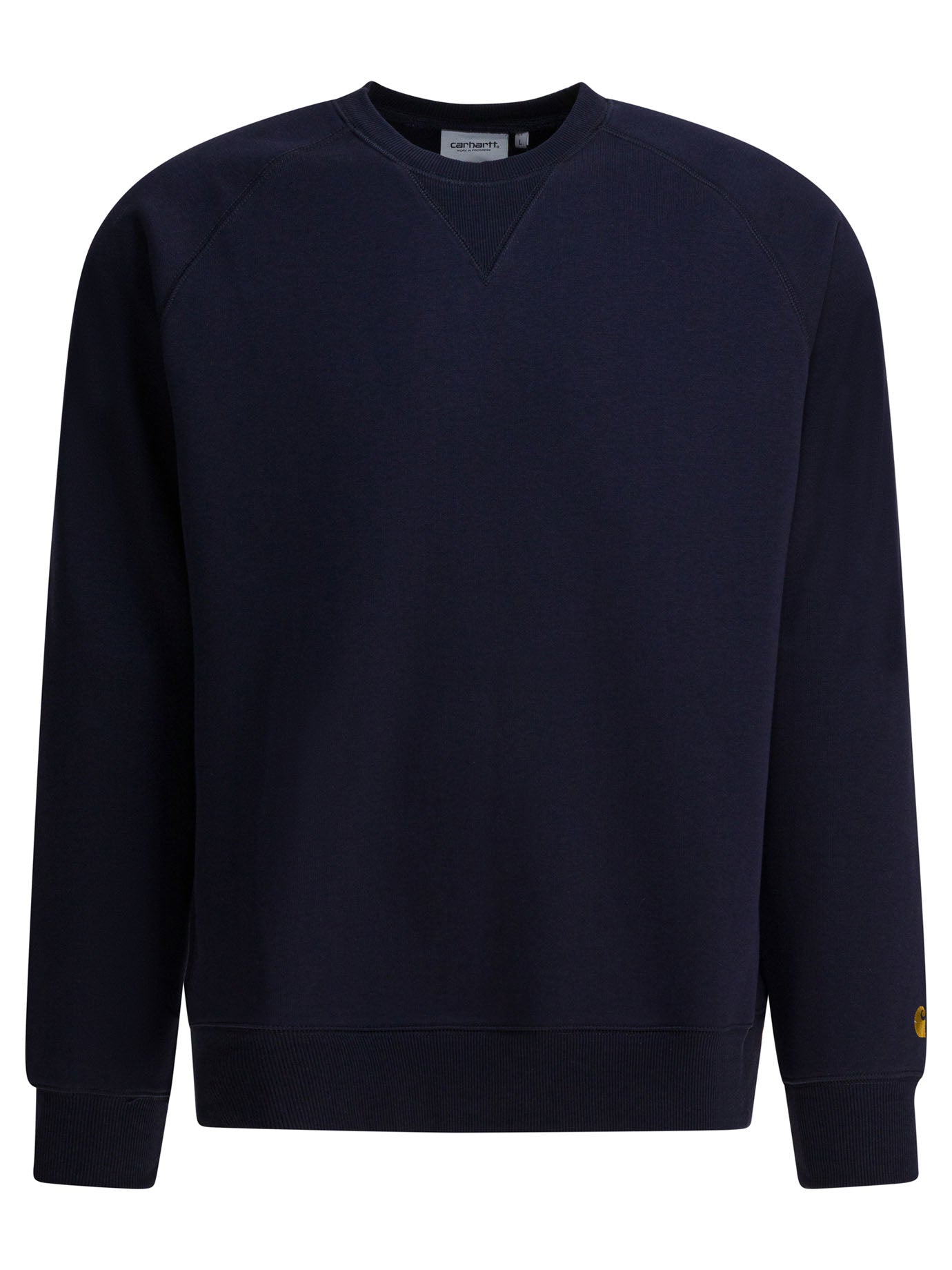CARHARTT WIP Solid Color Regular Fit Long Sleeve Sweatshirt