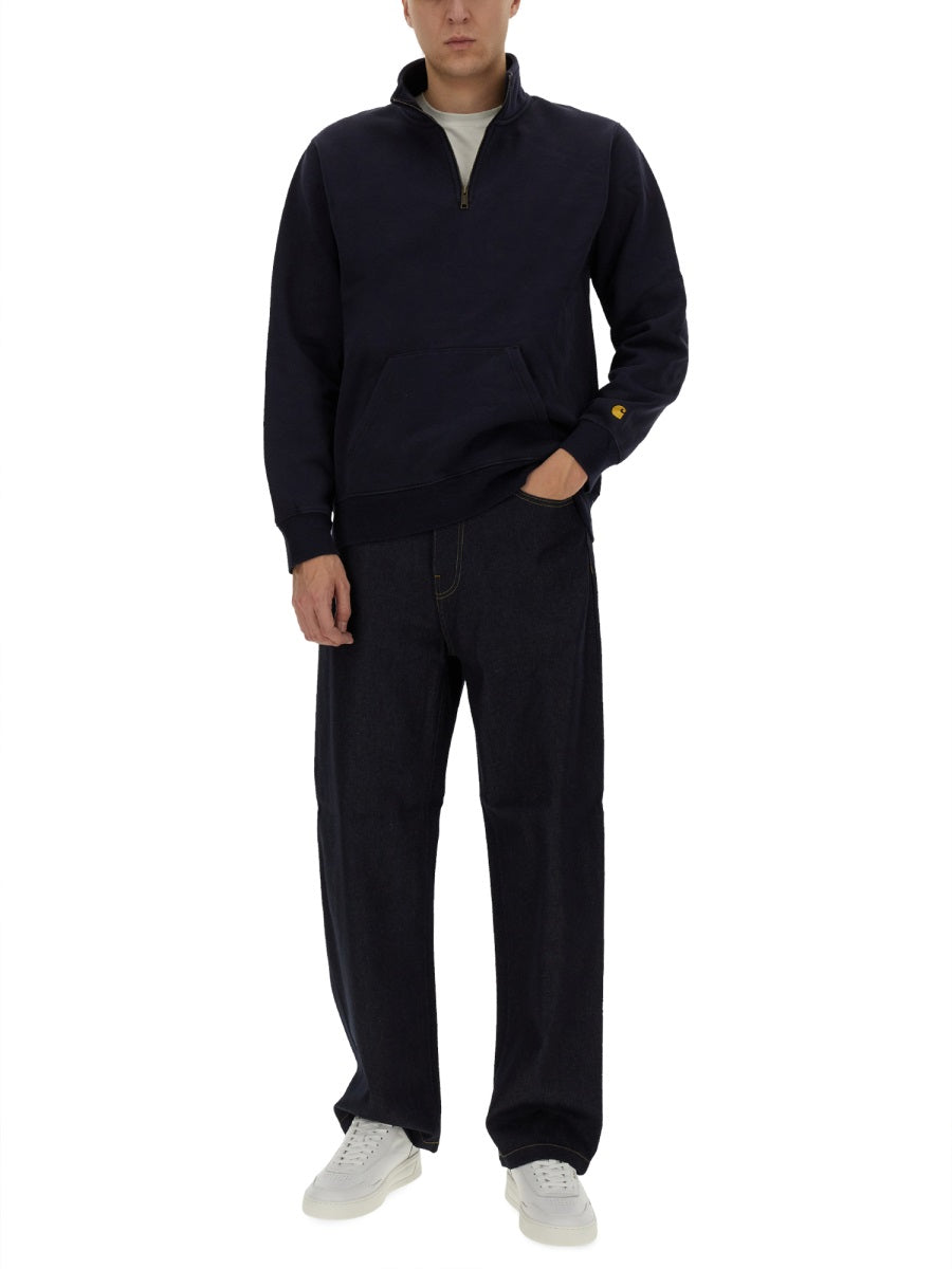 CARHARTT WIP Men's Half Zipper Sweatshirt - Size L