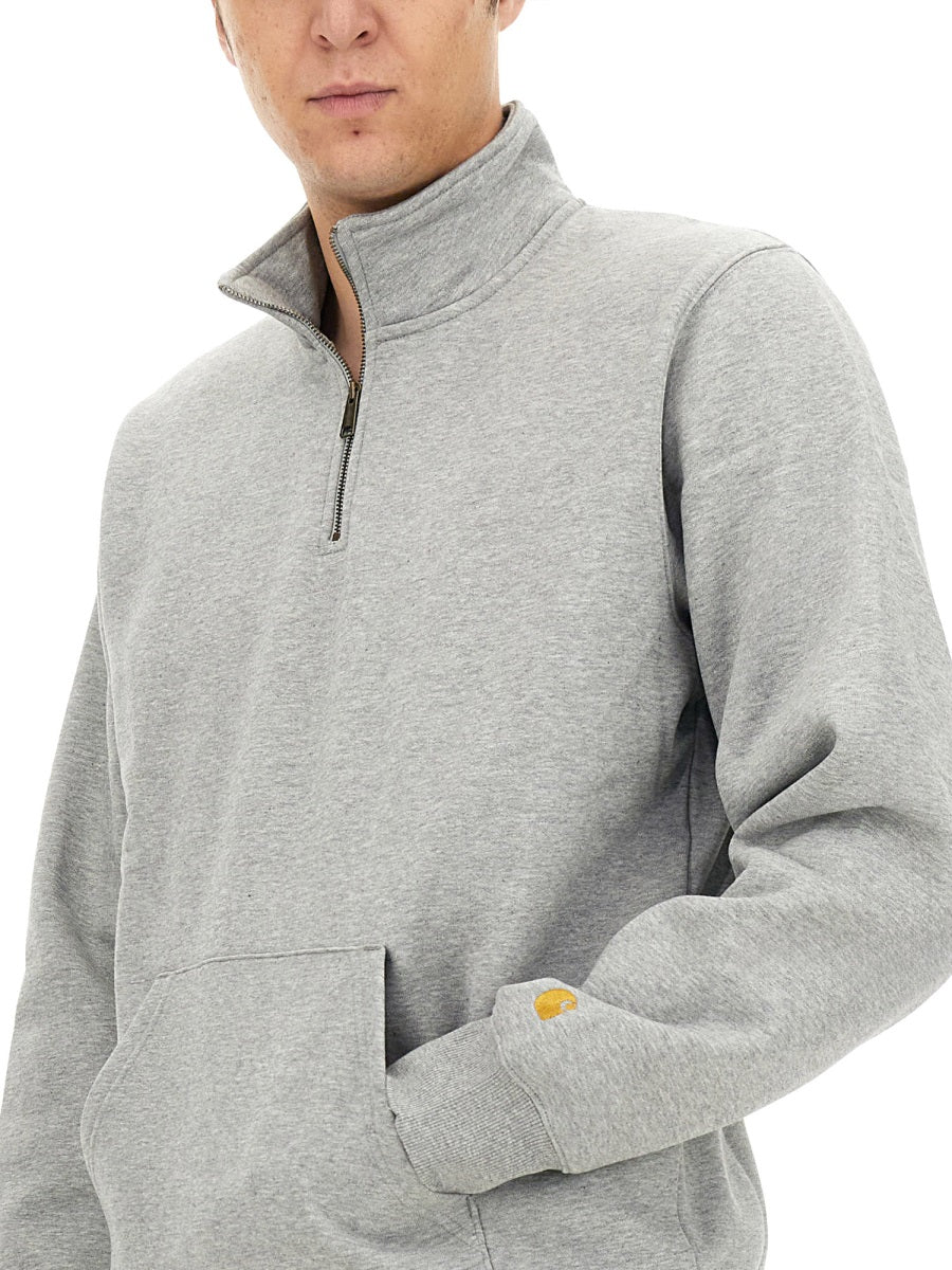 CARHARTT WIP Half Zipper Sweatshirt - Size L