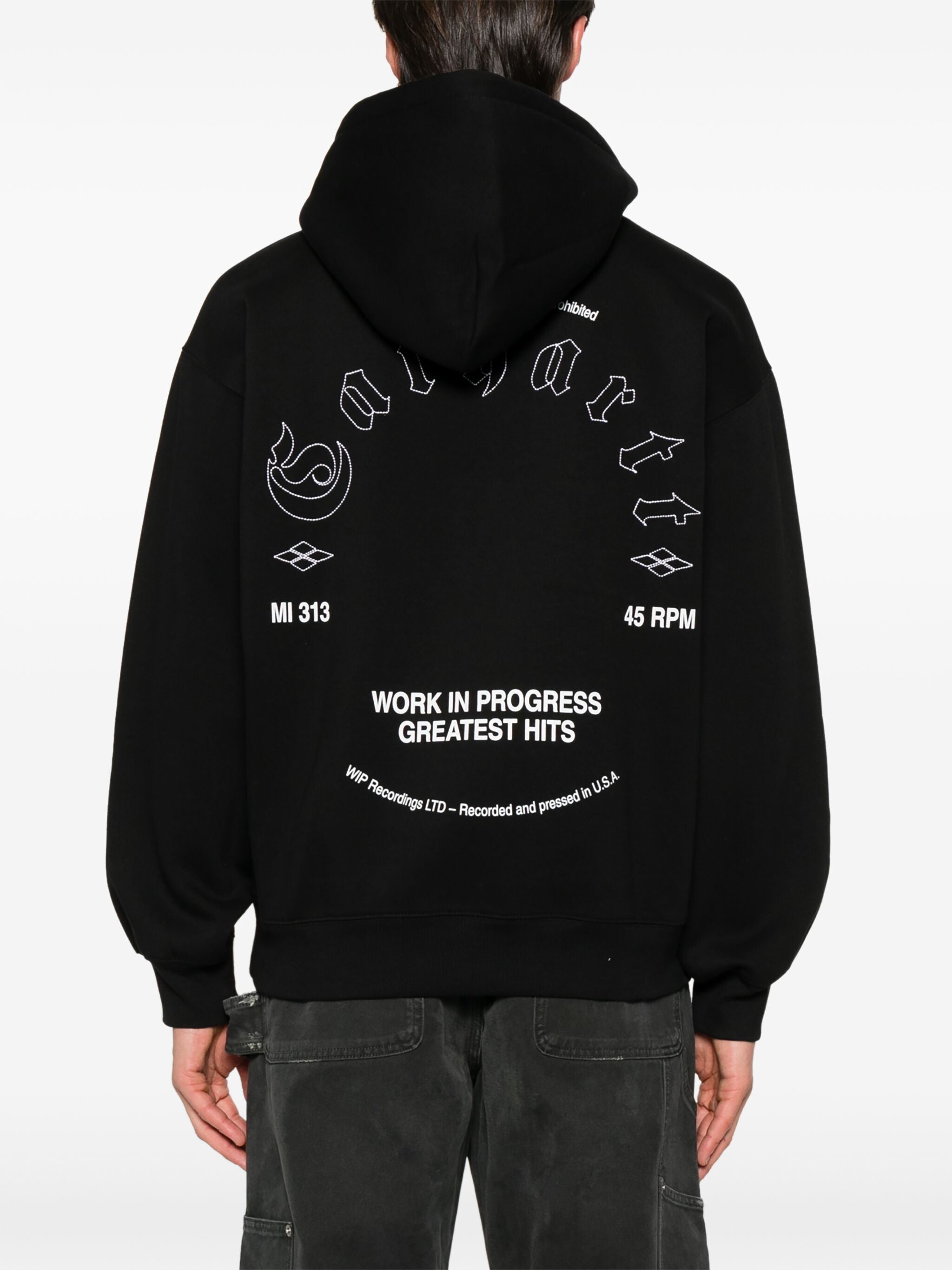 CARHARTT WIP Hooded Greatest Hits Mini Cotton Sweatshirt