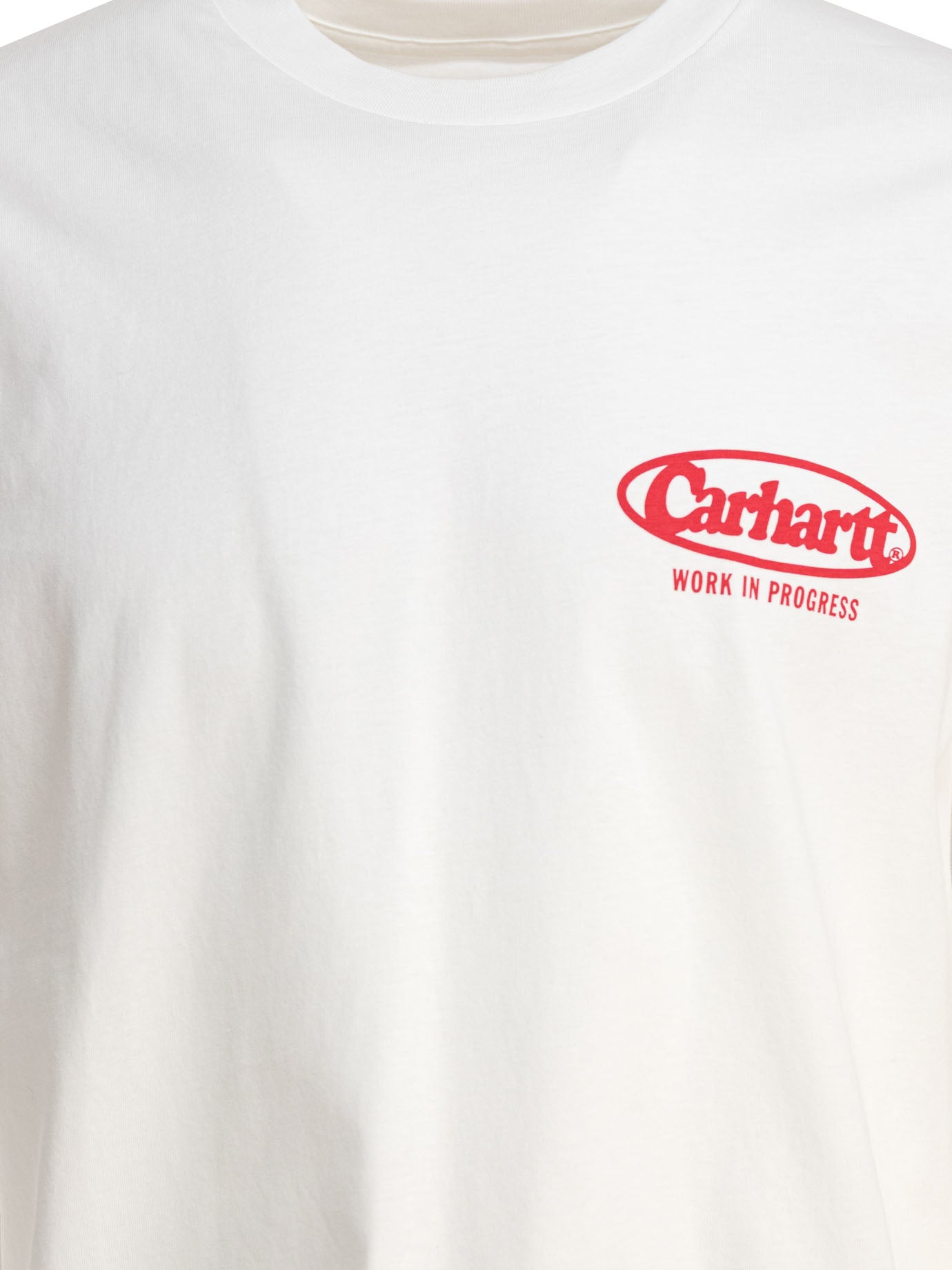 CARHARTT WIP Logo Cotton T-Shirt - SS25 - Men’s Crew Neck Short Sleeves