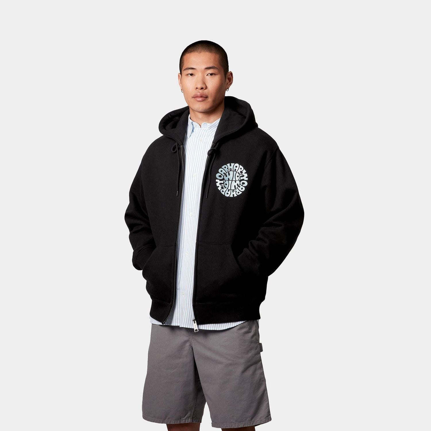 CARHARTT WIP Men's Jazzy Hooded Sweat Jacket