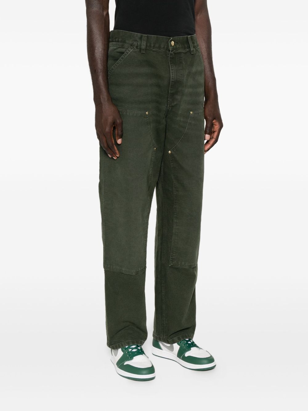 CARHARTT WIP Double Knee Organic Cotton Trousers for Men