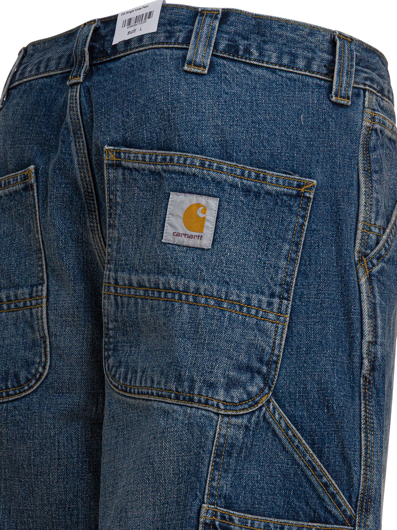 CARHARTT WIP Relaxed Fit Mid Rise Single Knee Jeans