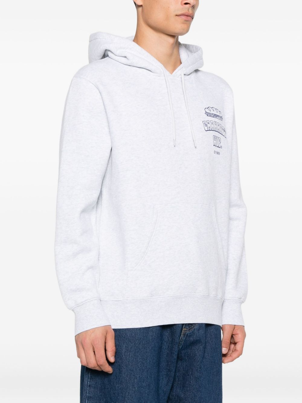 CARHARTT WIP Cotton Logo Hoodie for Men - FW25