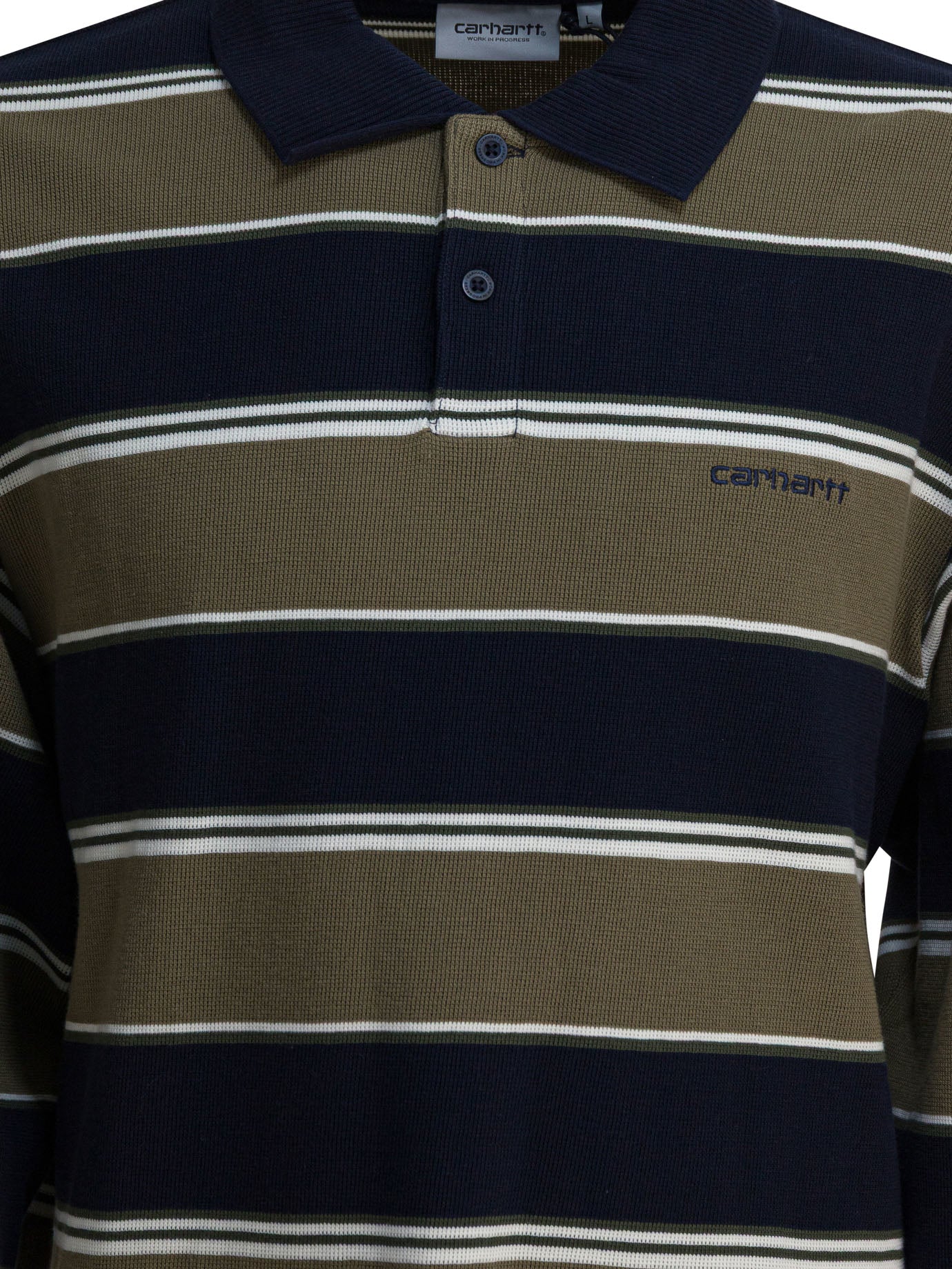CARHARTT WIP Relaxed Fit Long Sleeve Rugby Polo Shirt