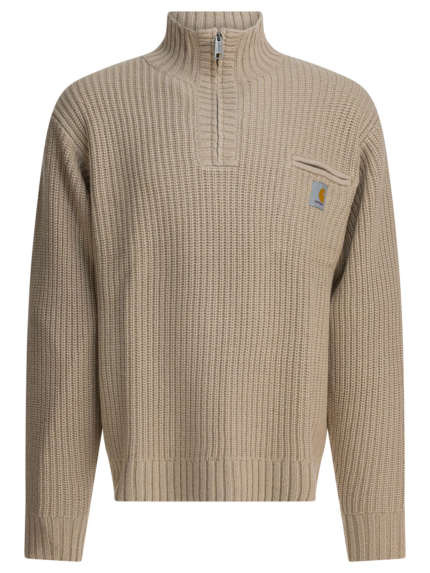 CARHARTT WIP Men's Half Zip Sweater - Detroit Style