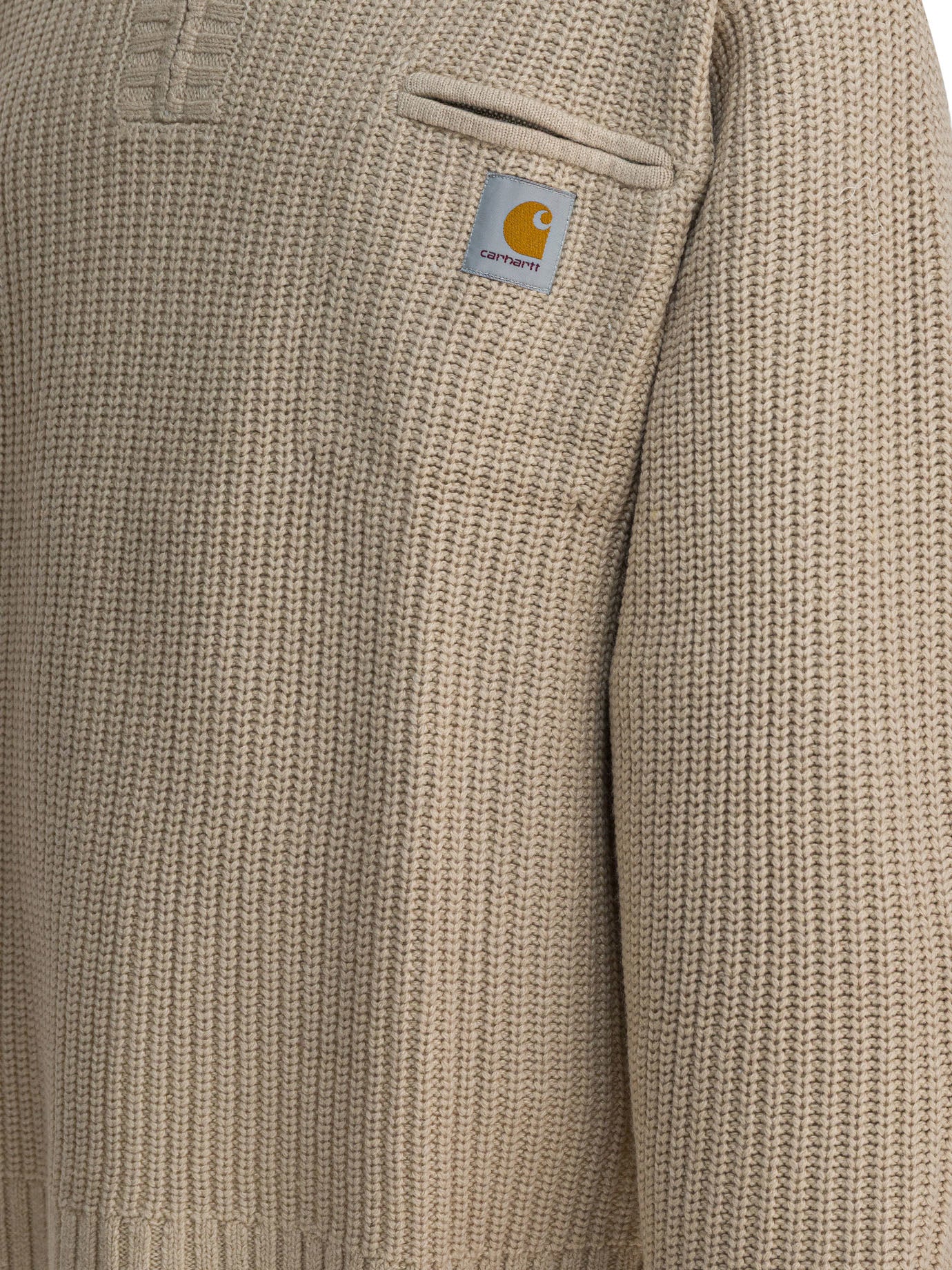 CARHARTT WIP Men's Half Zip Sweater - Detroit Style