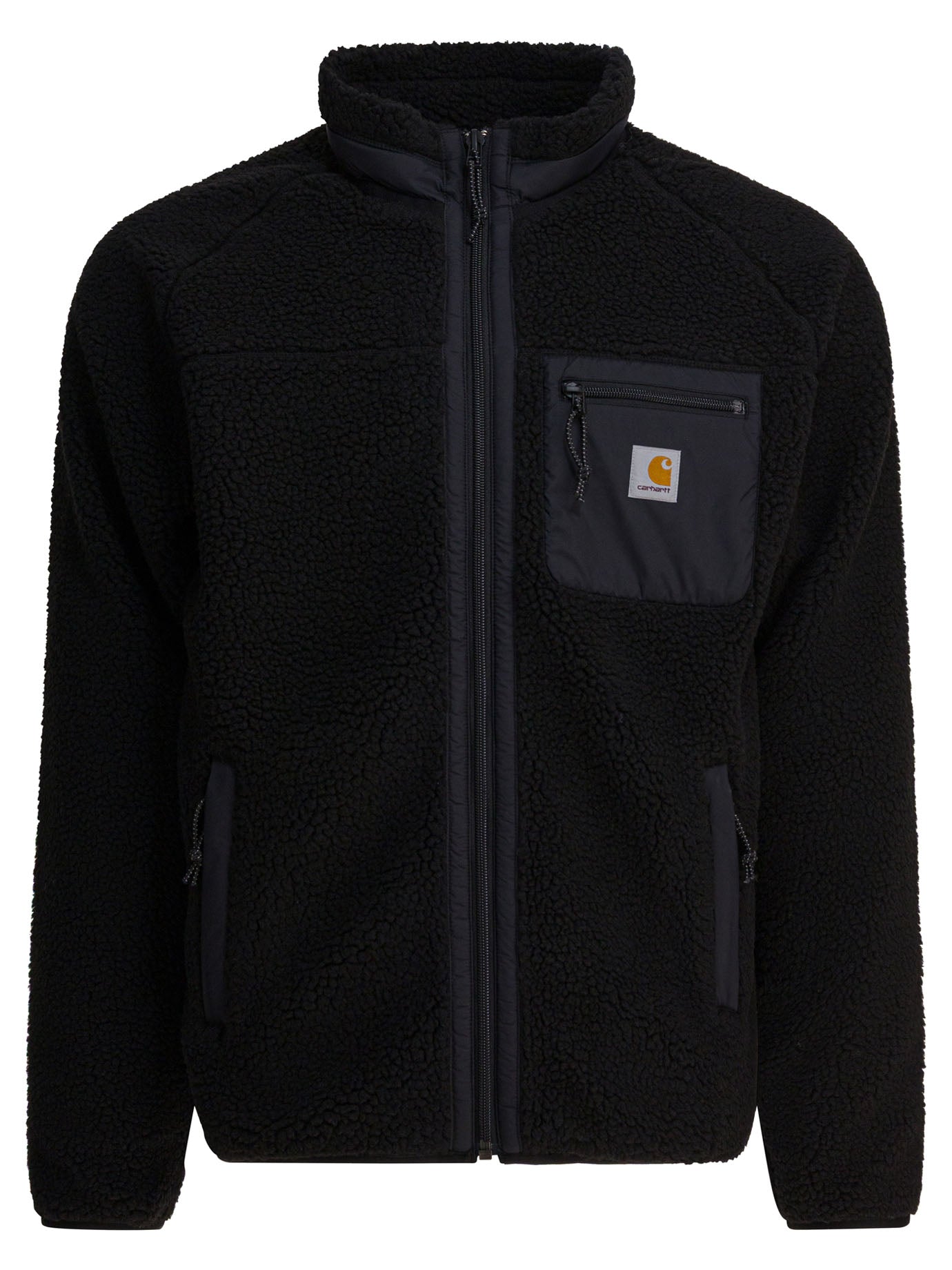 CARHARTT WIP Regular Fit Fleece Jacket with Long Sleeves