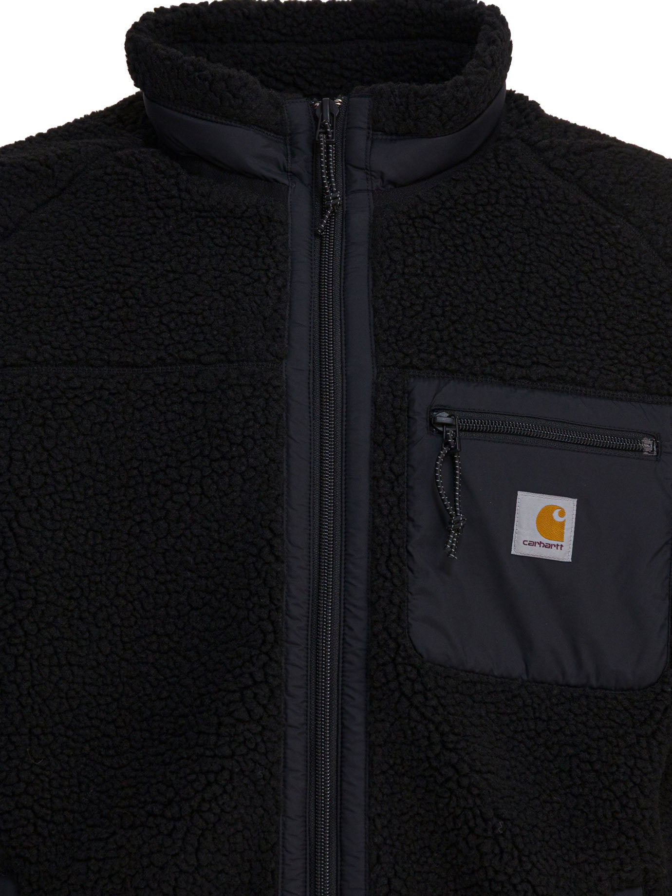 CARHARTT WIP Regular Fit Fleece Jacket with Long Sleeves
