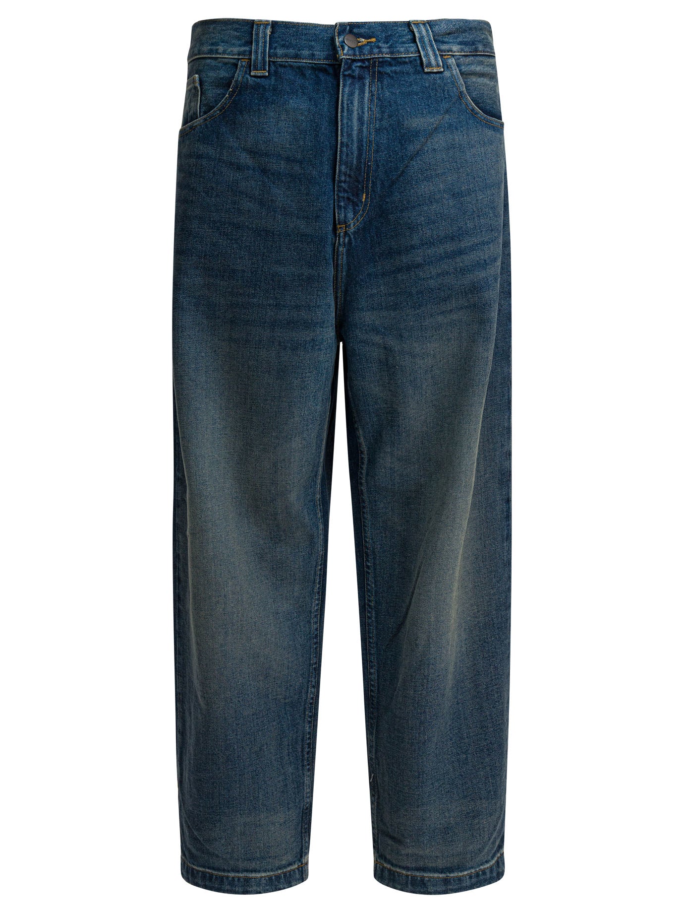 CARHARTT WIP Men's Relaxed Fit Mid Waist Jeans
