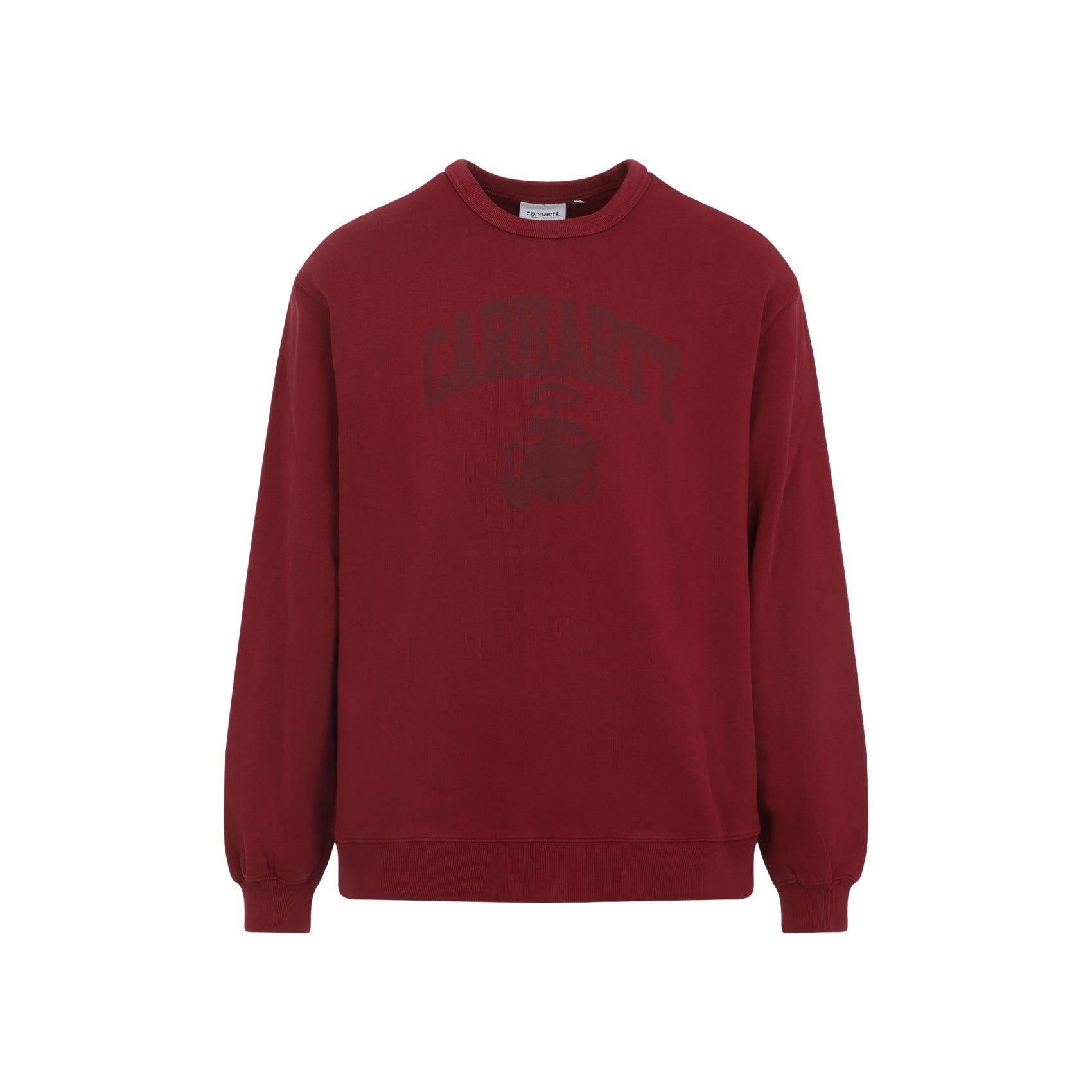 CARHARTT WIP Faded Pond Corps Cotton Sweatshirt - Men's