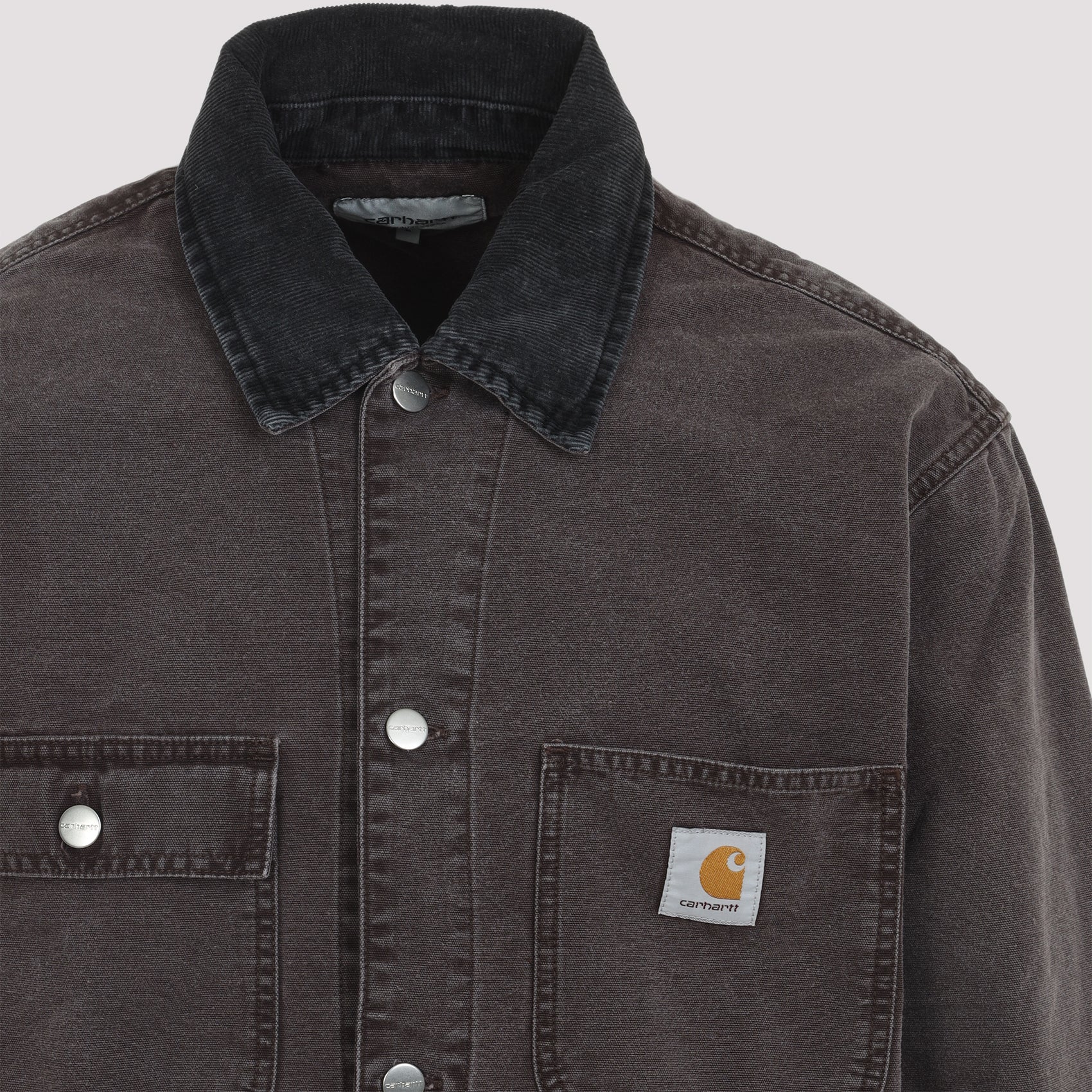 CARHARTT WIP Men's Cotton Jacket with Pointed Collar