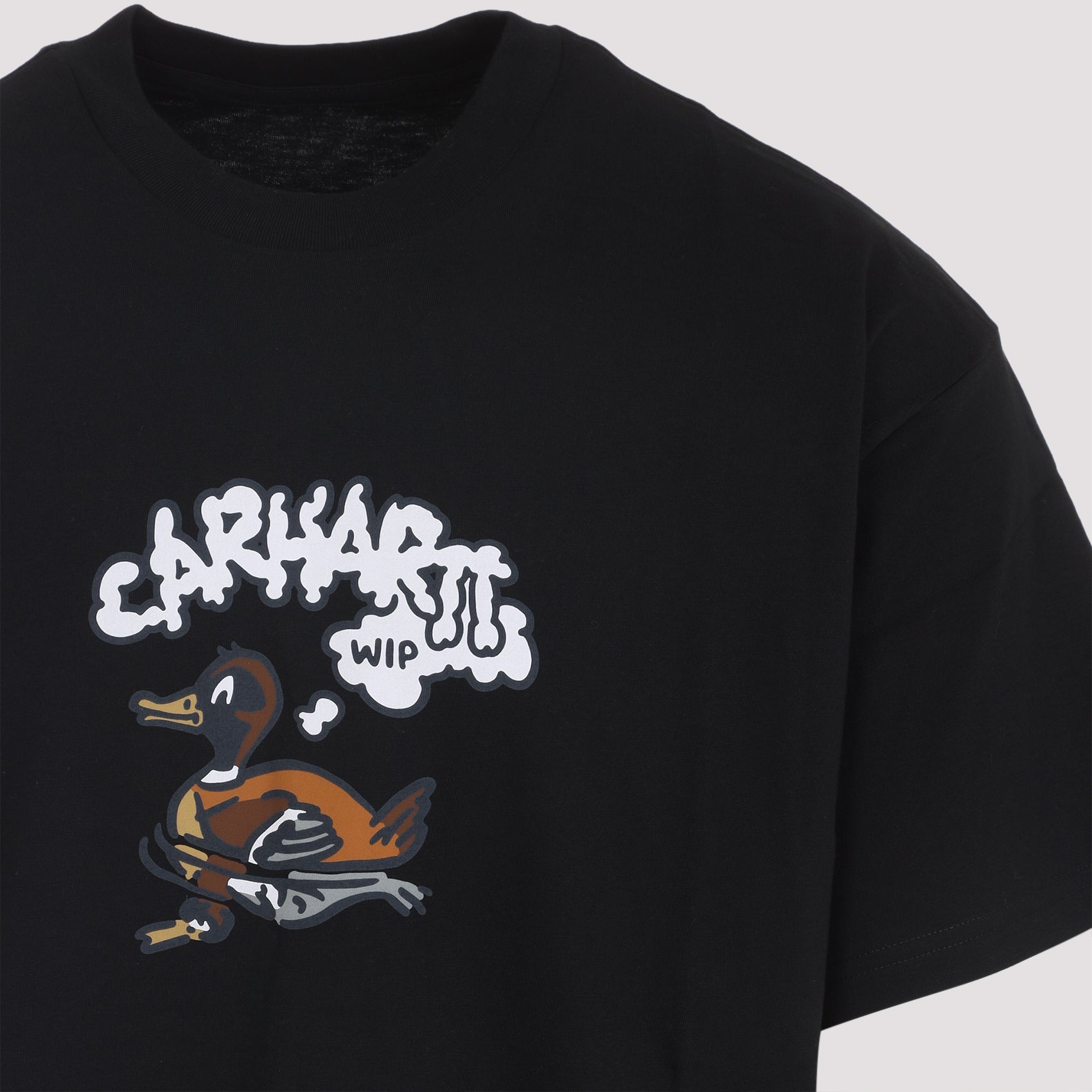 CARHARTT WIP Relaxed Fit Short Sleeve Duck Cotton T-Shirt