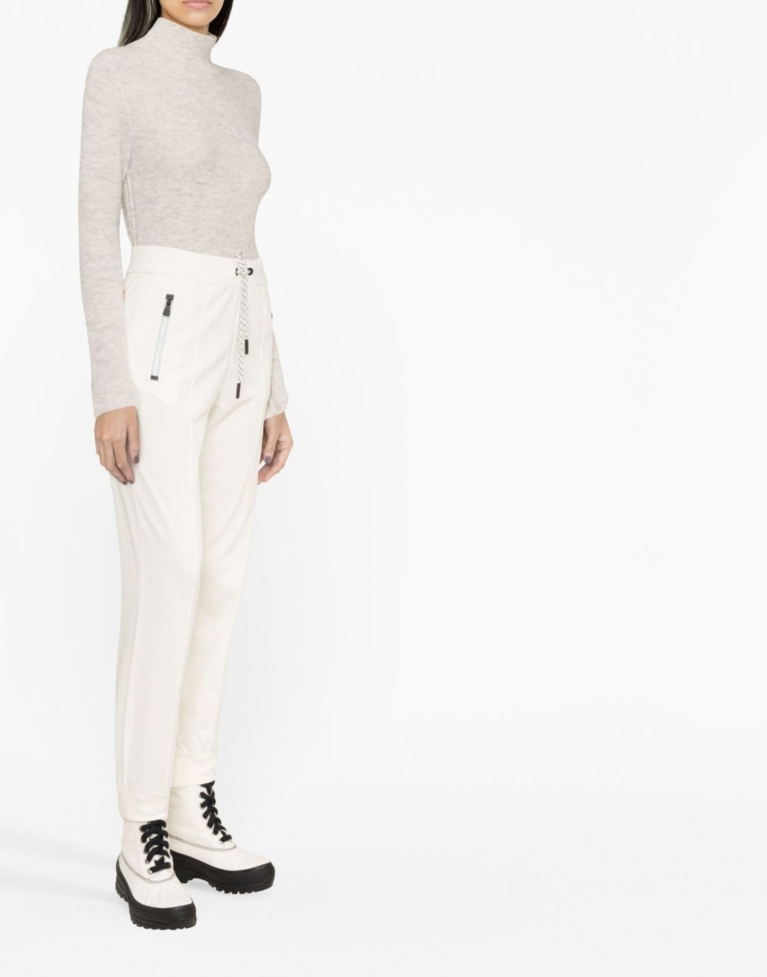 MONCLER Dynamic Logo Embroidered Pants for Women