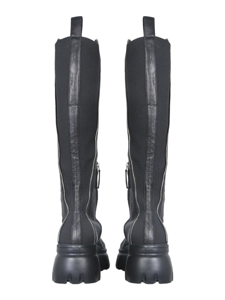 GIUSEPPE ZANOTTI Zip Apocalypse Mini Heeled Boots