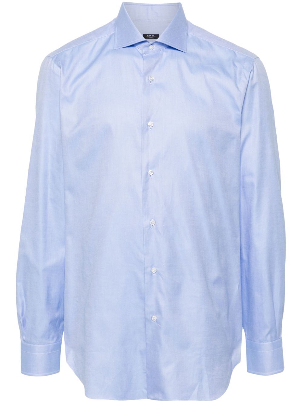 BARBA Napoli Men's Cotton Neck Shirt - FW24 Collection