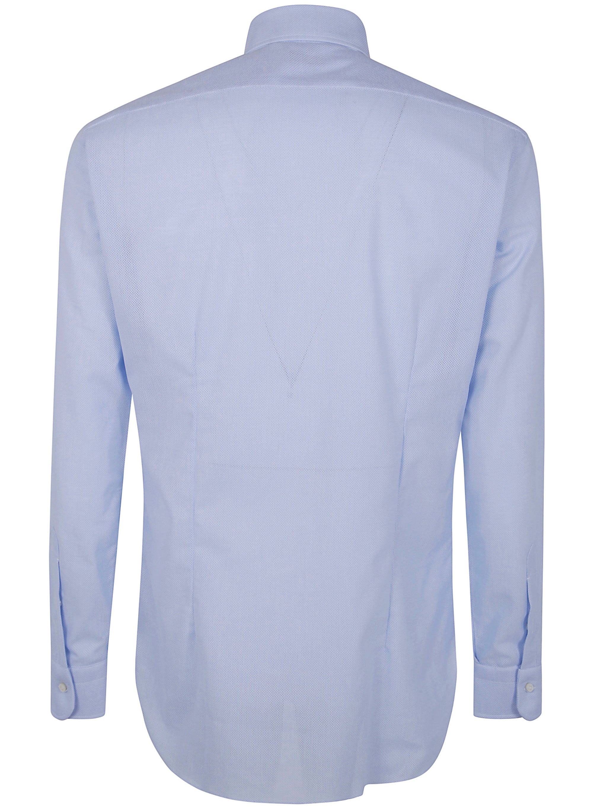 BARBA Napoli Classic Honeycomb Weft Shirt for Men