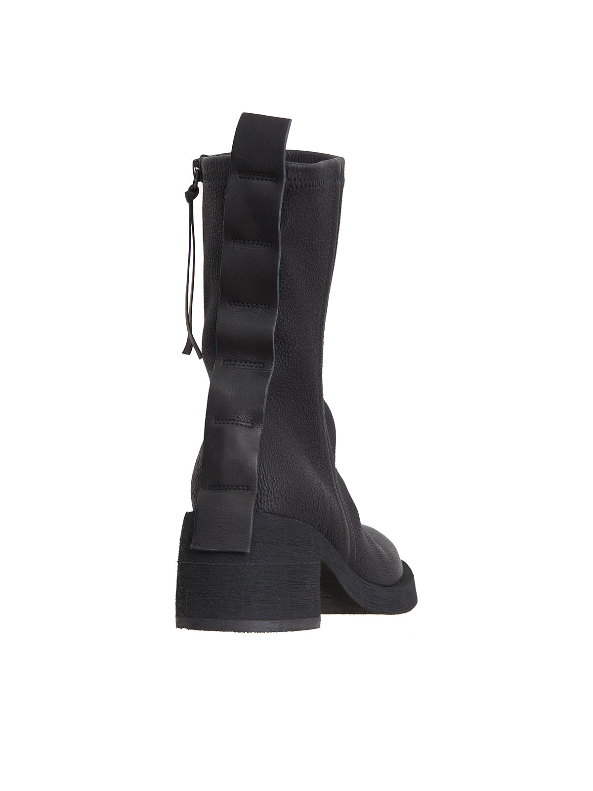 PURO Stretch Leather Ankle Boot