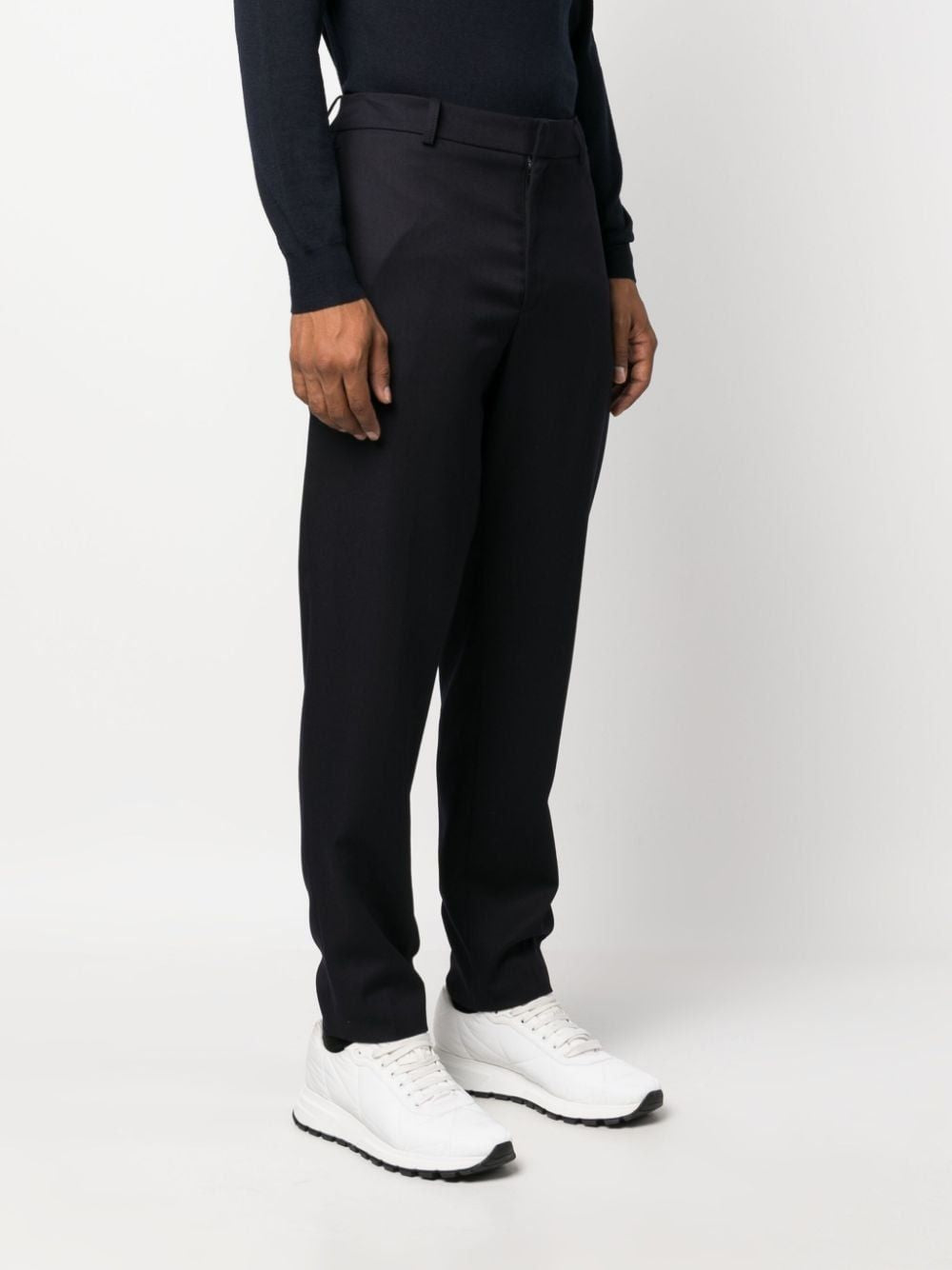 MONCLER Men's Virgin Wool Trousers for Fall 2023