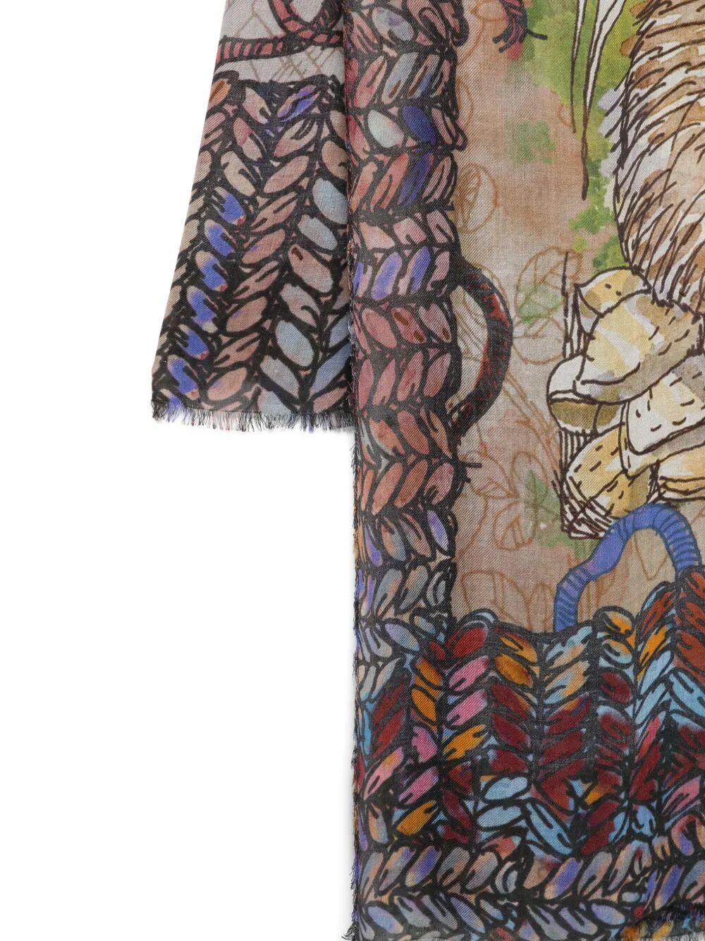 FALIERO SARTI Seasons Stole in Collaboration with Paolo Fiume - Women's Fashion Accessory