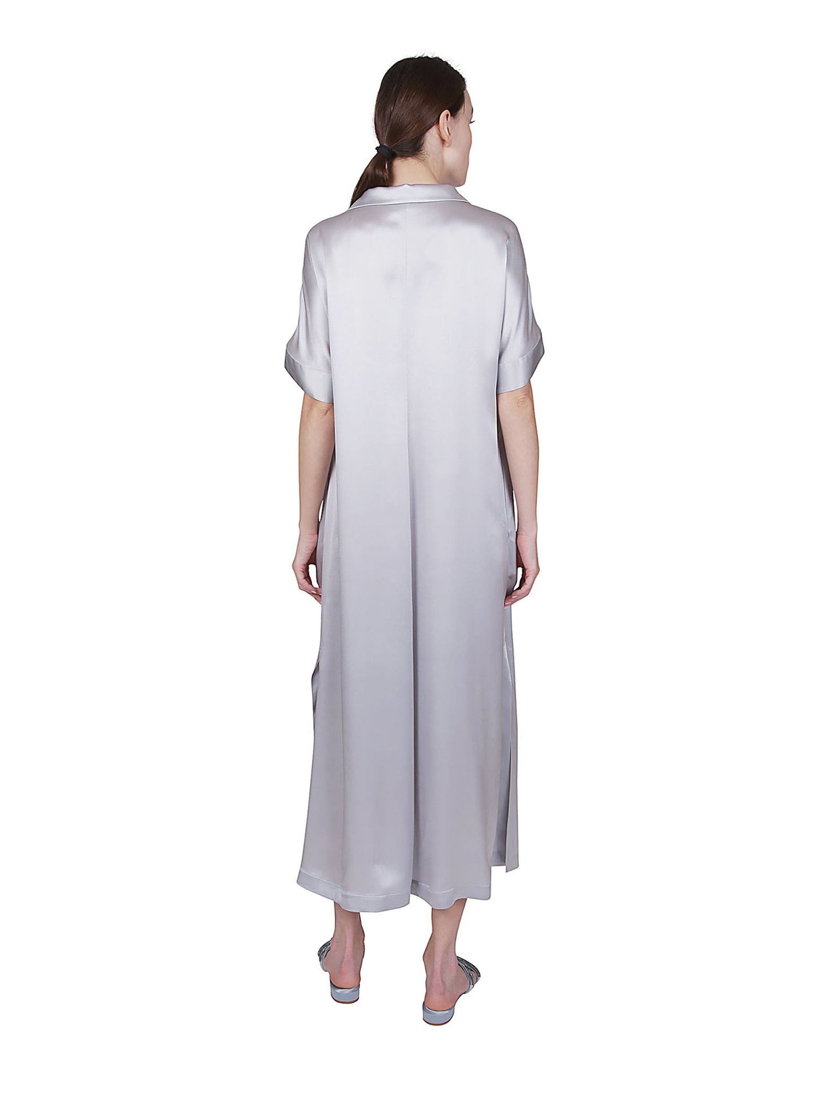ELEVENTY Elegant Long Dress with Short Sleeves for Women