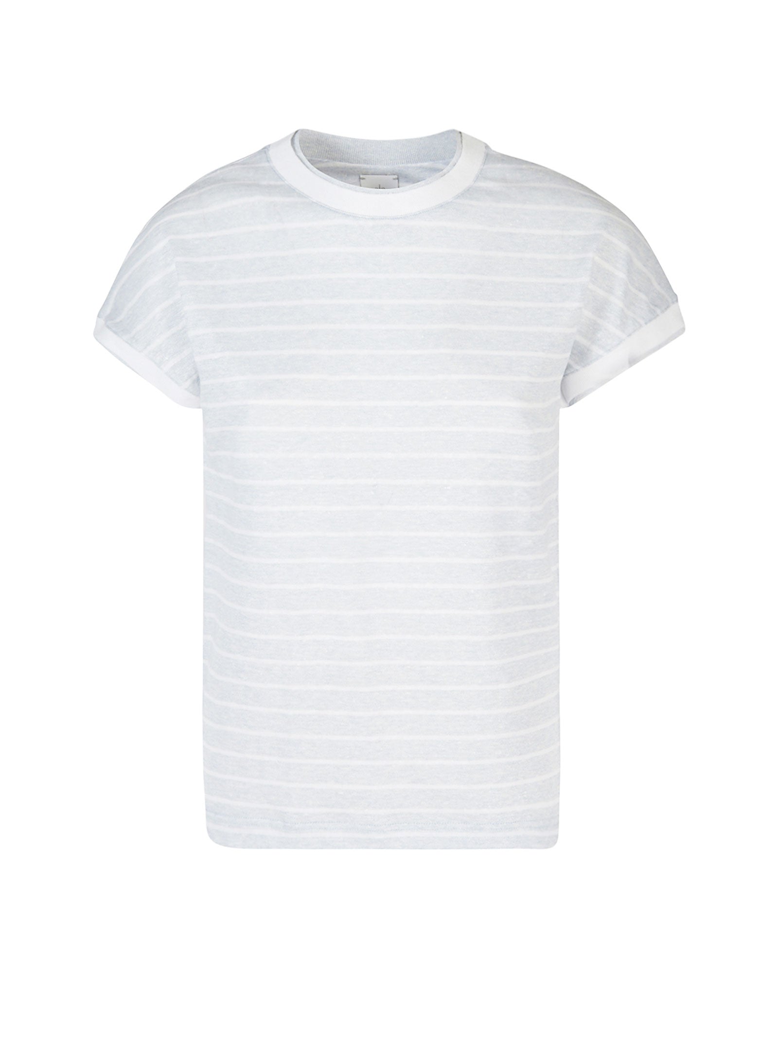 ELEVENTY Striped Linen T-Shirt for Women - SS24 Collection