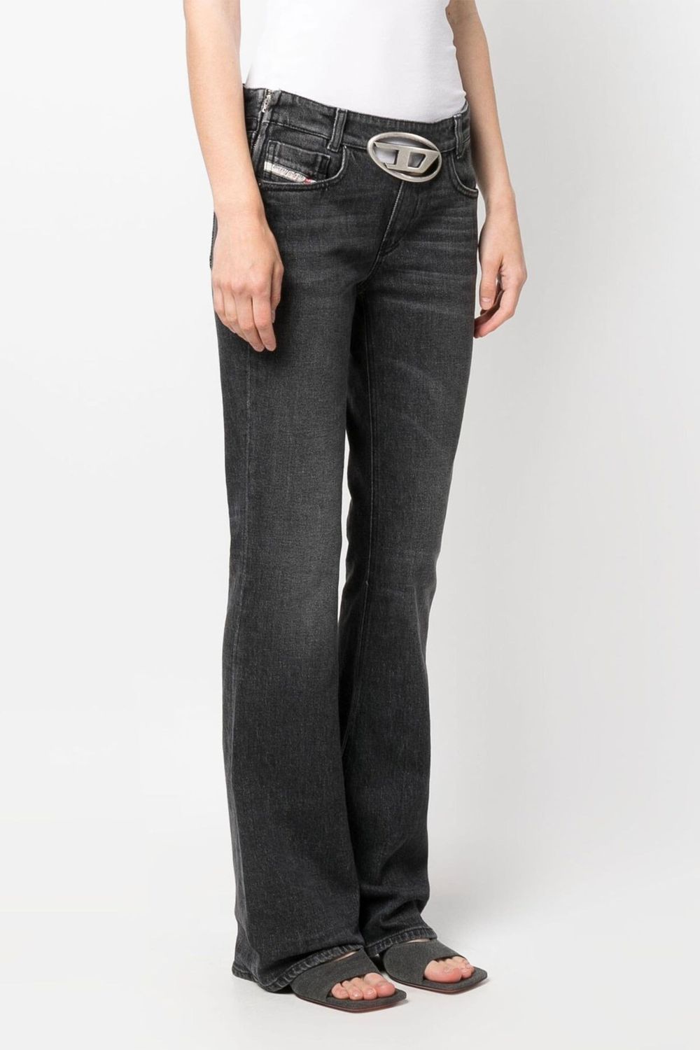 DIESEL Women’s Burnout Effect Denim Pants Size 26