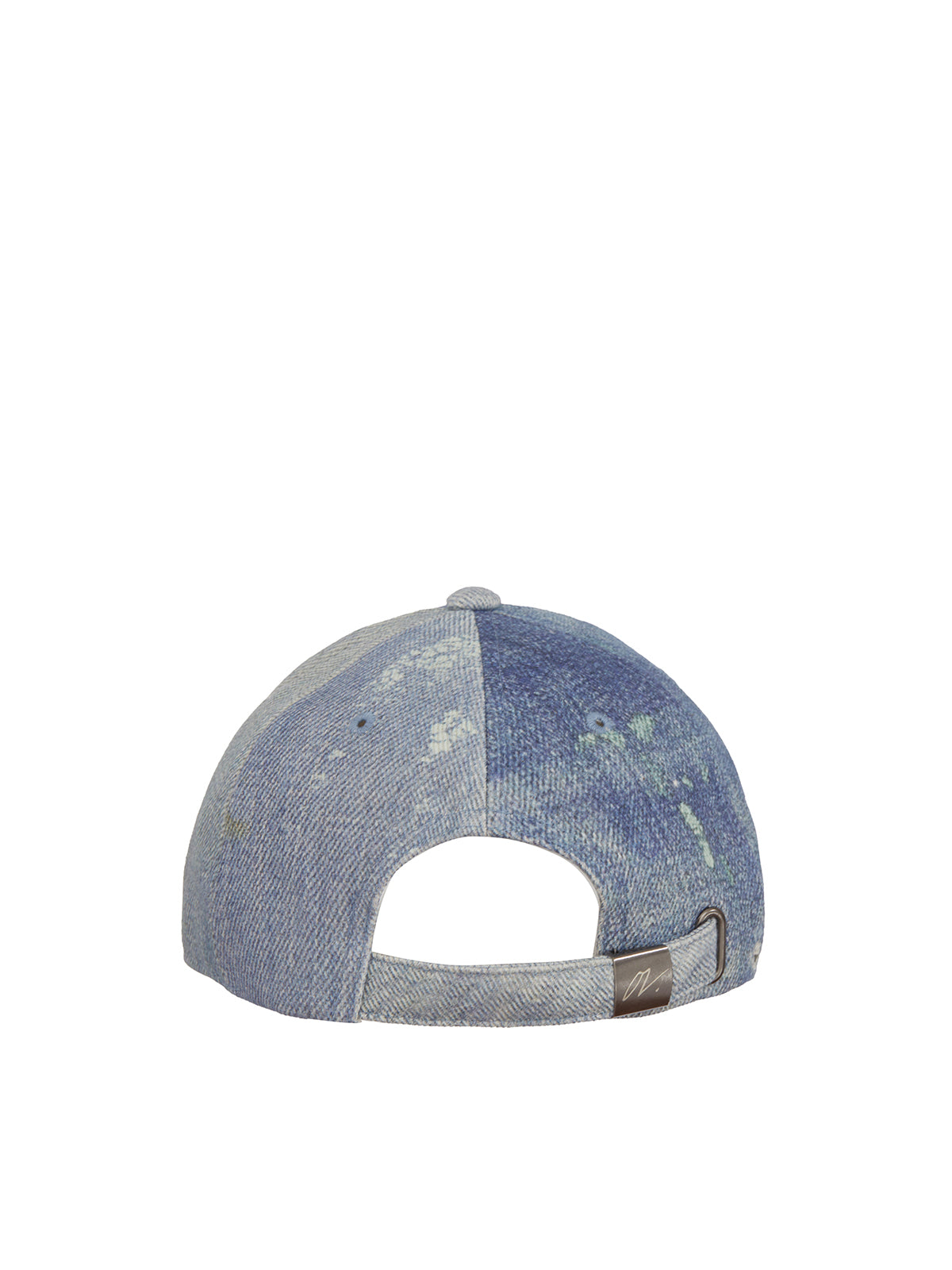 OUR LEGACY Men's Adjustable 3D Print Denim Cap