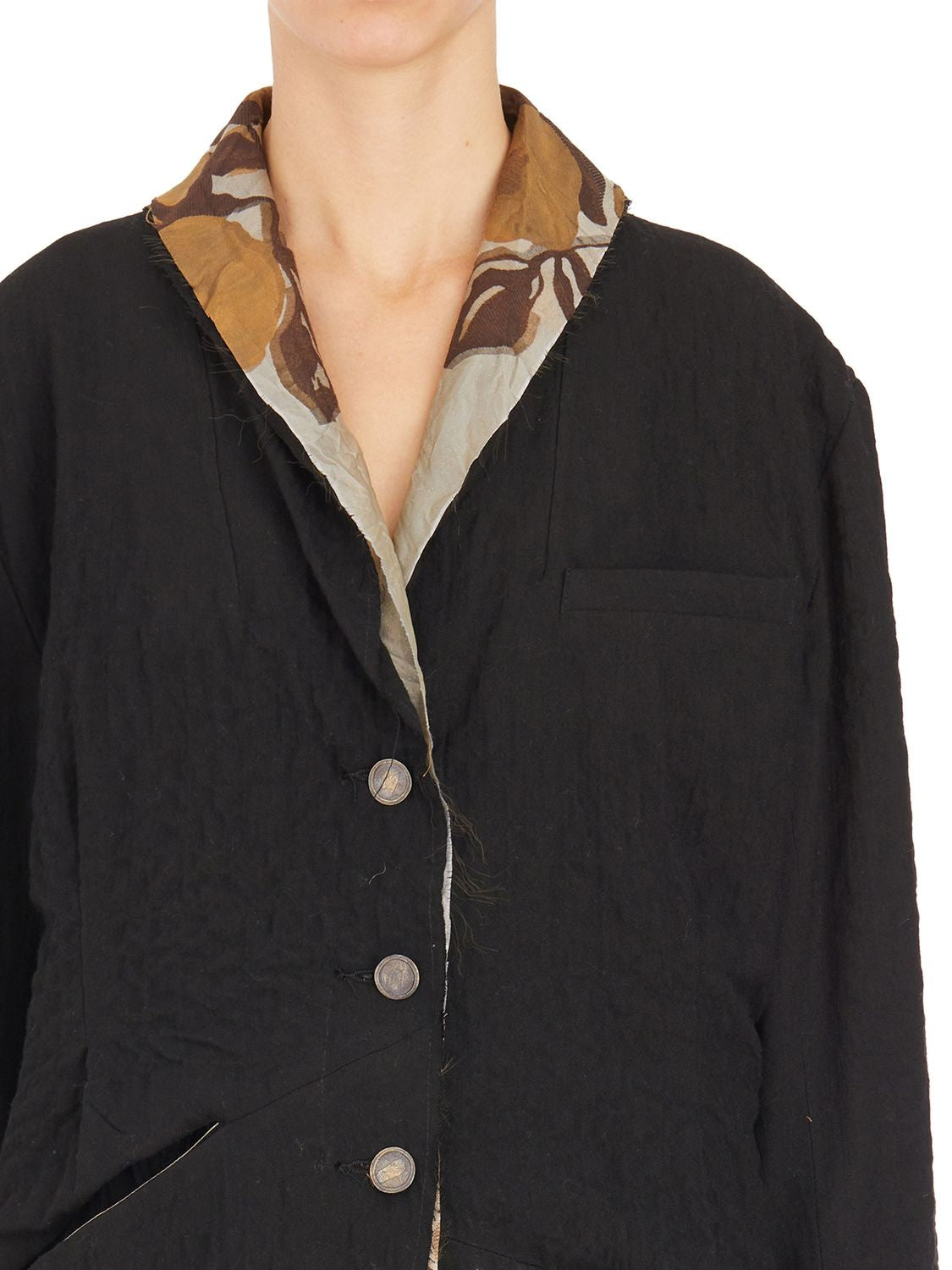 CHIAHUNG SU Reversible Jacket with Two Button Closure - Size M