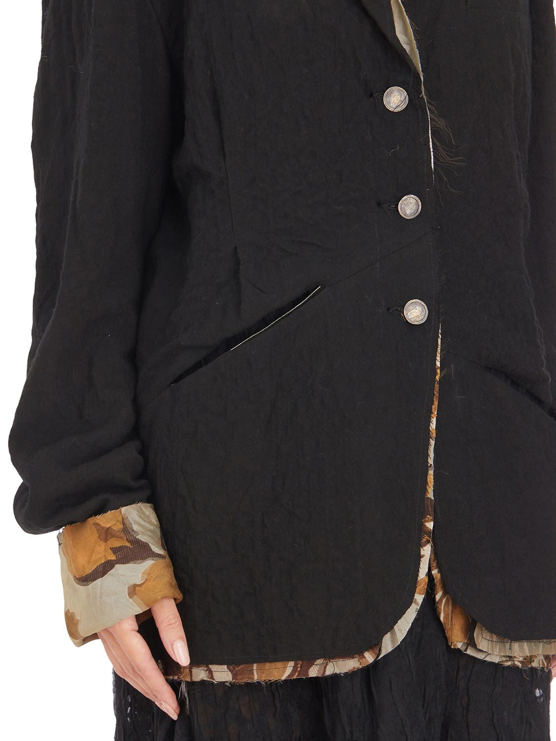 CHIAHUNG SU Reversible Jacket with Two Button Closure - Size M