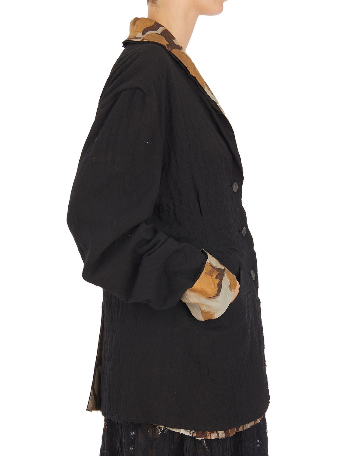 CHIAHUNG SU Reversible Jacket with Two Button Closure - Size M