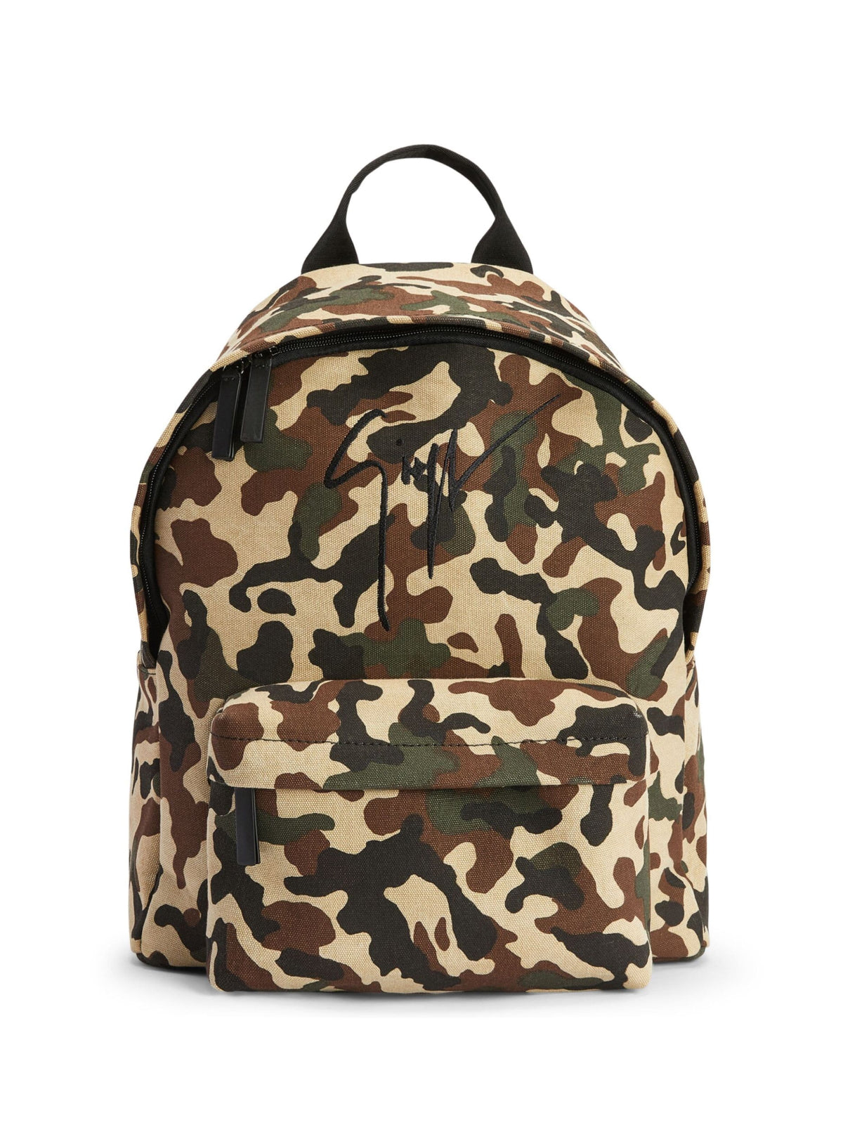 GIUSEPPE ZANOTTI Camouflage Logo Mini Backpack – SS24 Collection