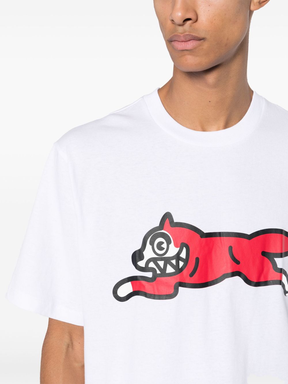 BILLIONAIRE BOYS CLUB Running Dog Cotton T-Shirt for Men