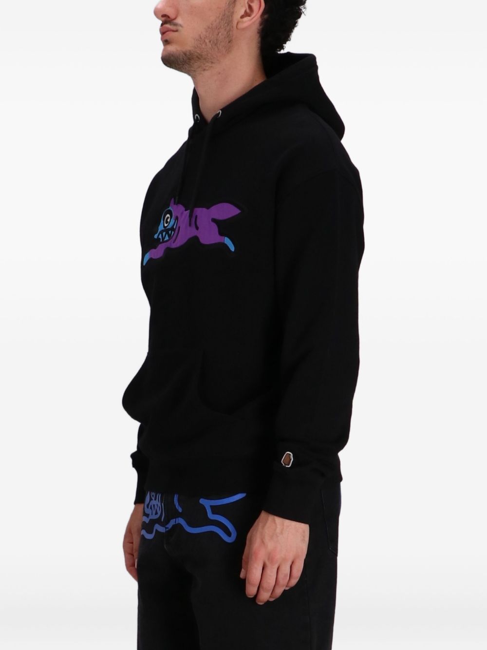 BILLIONAIRE BOYS CLUB Dog Motif Pullover Hoodie