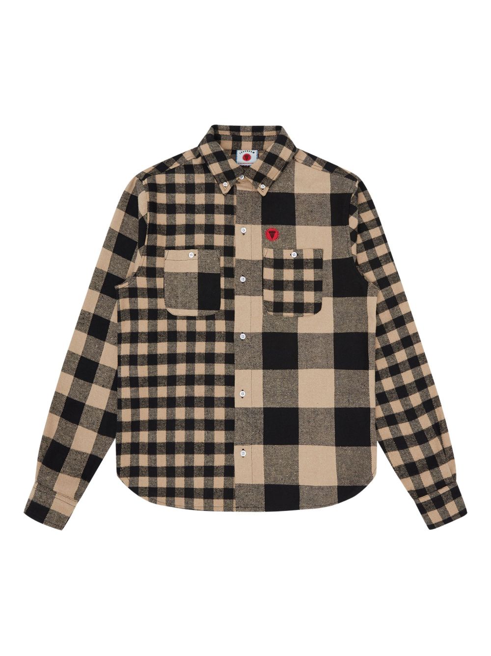 BILLIONAIRE BOYS CLUB Checkered Design Button-Up Shirt for Men