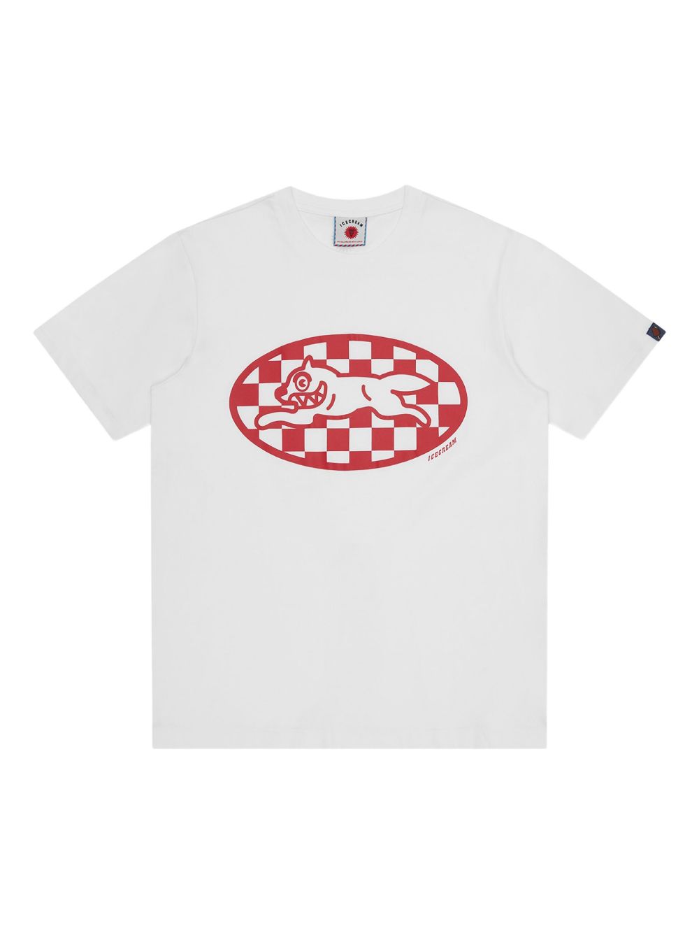 BILLIONAIRE BOYS CLUB Checker Running Dog T-Shirt