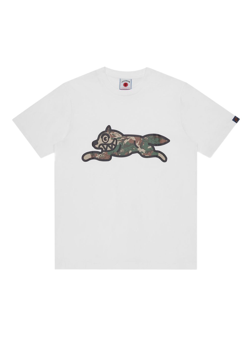 BILLIONAIRE BOYS CLUB Running Dog Cotton T-Shirt - Short Sleeve Crew Neck