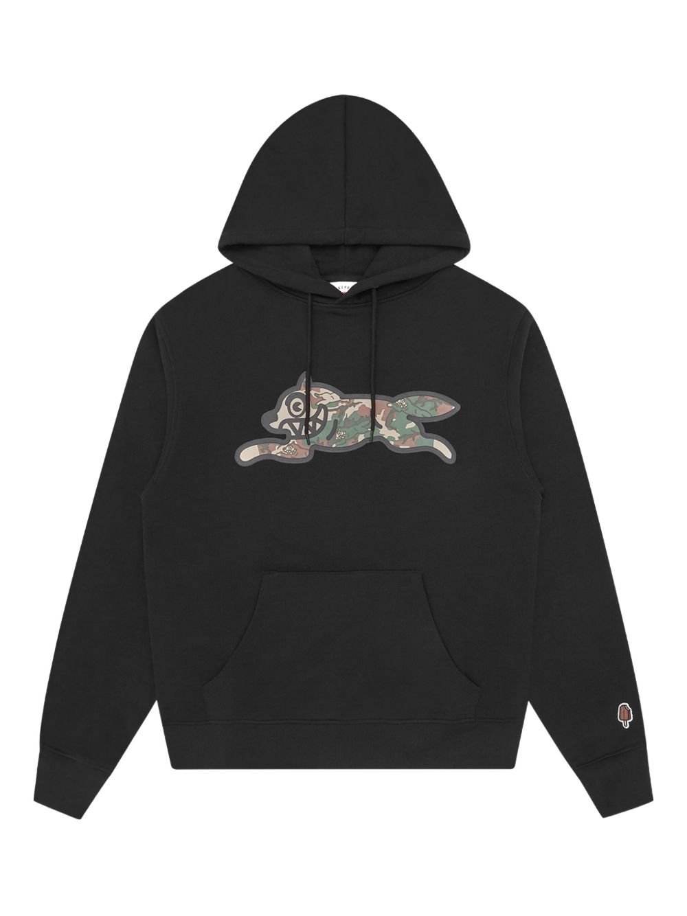 BILLIONAIRE BOYS CLUB Camouflage Print Running Dog Pullover Hoodie