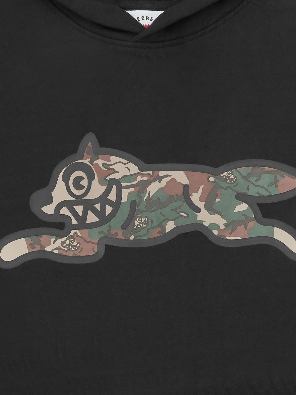 BILLIONAIRE BOYS CLUB Camouflage Print Running Dog Pullover Hoodie