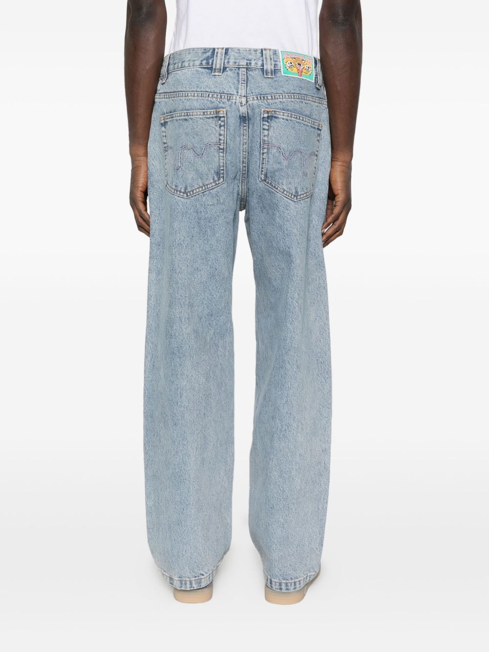 BILLIONAIRE BOYS CLUB Running Dog Denim Jeans for Men - Straight Leg Style