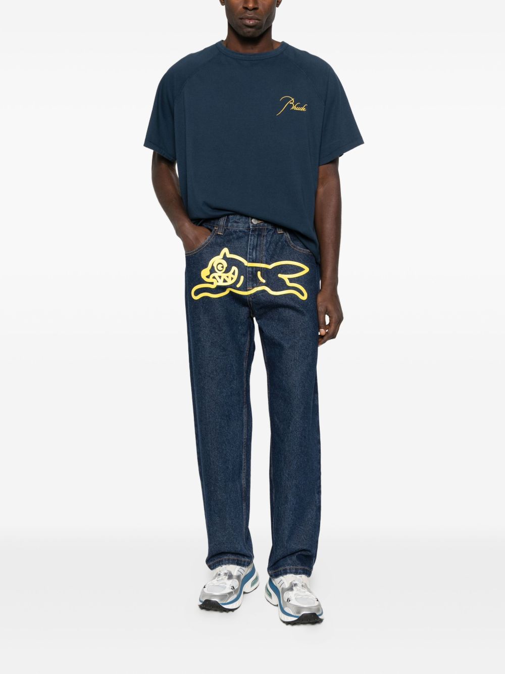 Billionaire Boys Club Running Dog Denim Jeans for Men - Straight Leg