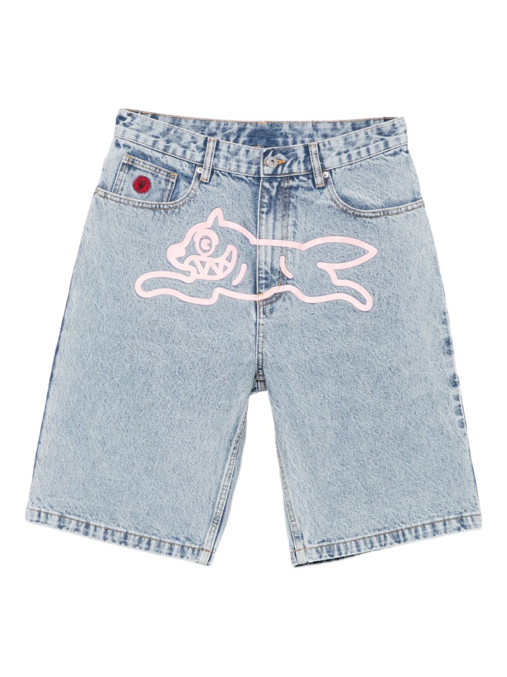 BILLIONAIRE BOYS CLUB Men's Running Dog Denim Shorts